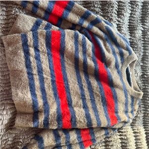 Striped Fuzzy Sweater
